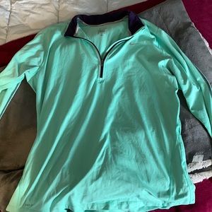 Nike running half zip